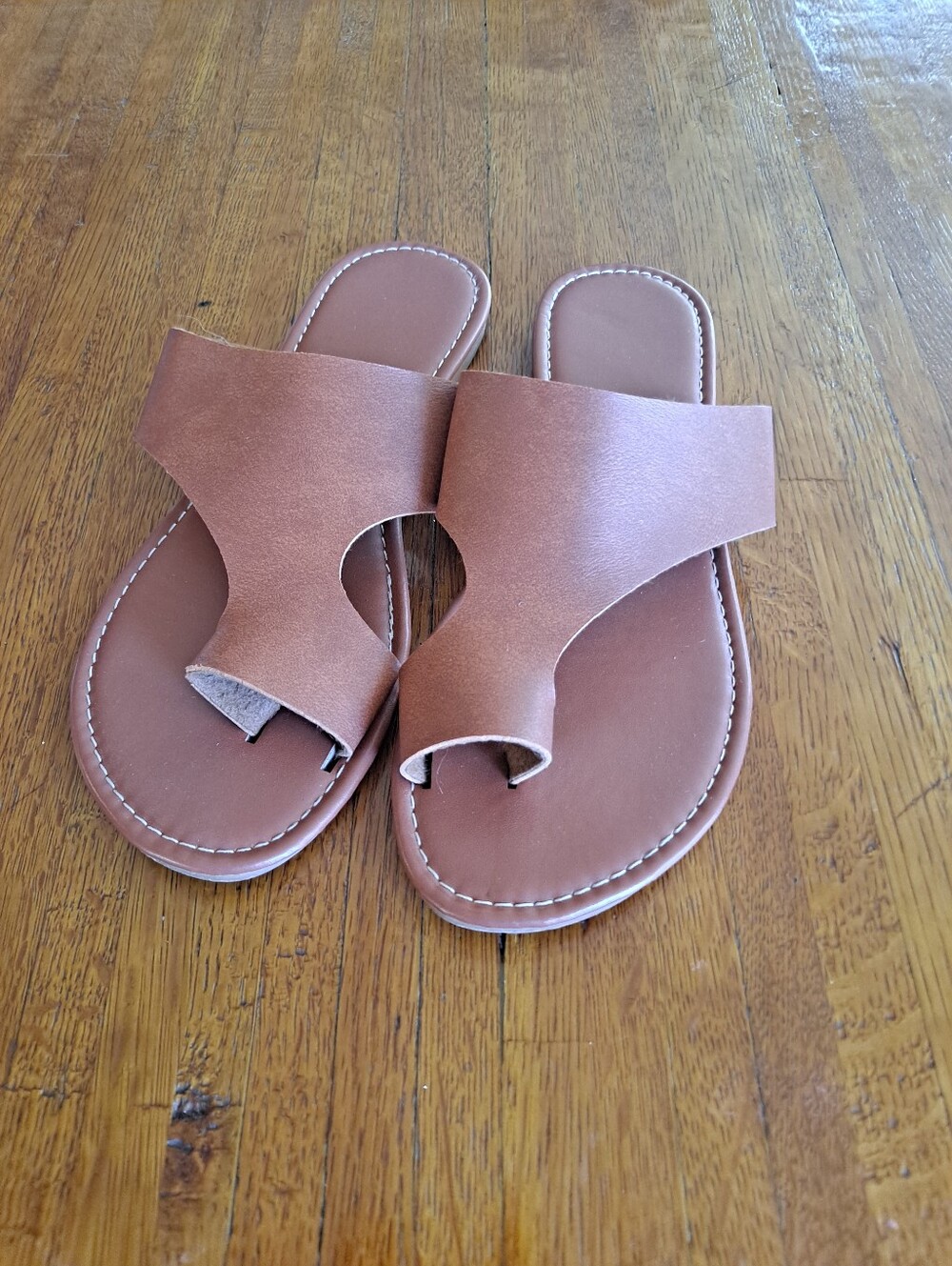Women’s Brown Slide Sandals - Casual Open Toe Slides